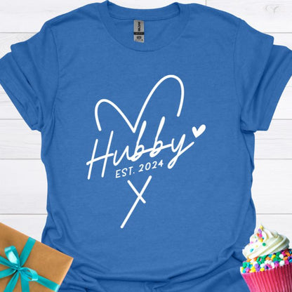 Hubby Est. 2024 T-shirt