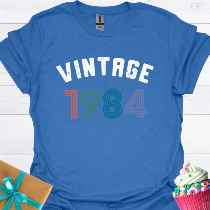 Vintage Birthday Custom Year T-shirt