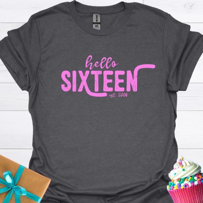 Hello Sixteen Est 2008 T-shirt