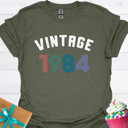 Vintage Birthday Custom Year T-shirt