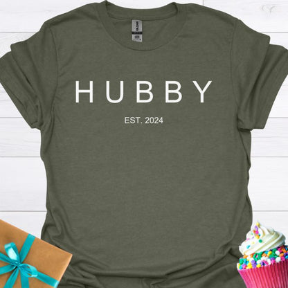 Hubby Est. 2024 T-shirt