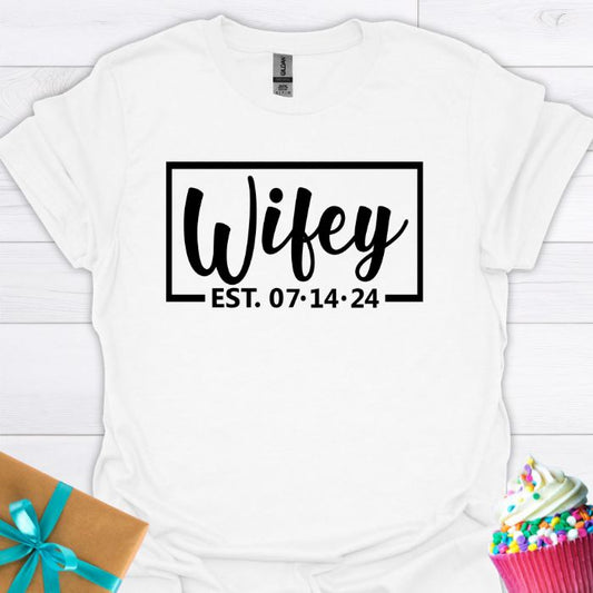 Wifey Personalized T-shirt