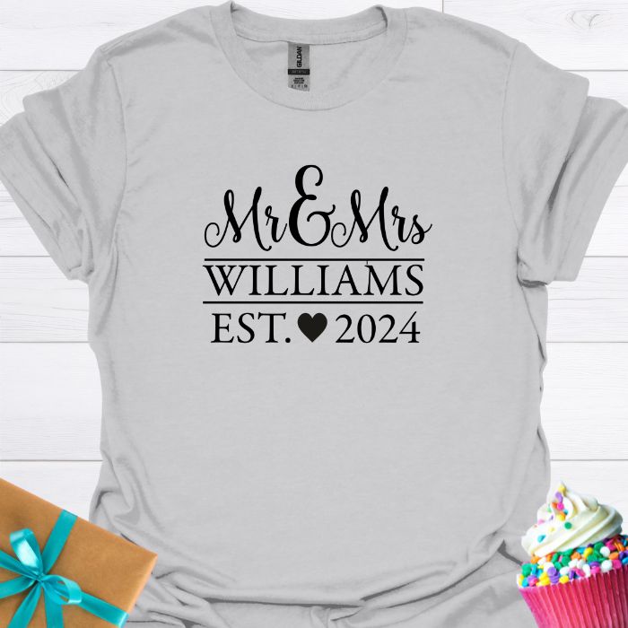 Mr & Mrs. Personalized T-shirt
