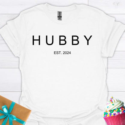 Hubby Est. 2024 T-shirt