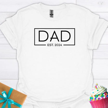 Dad Est 2024 T-shirt