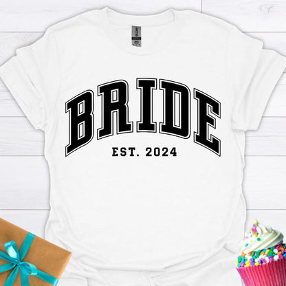 Bride Est. 2024 T-shirt