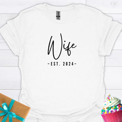 Wife Est. 2024 T-shirt