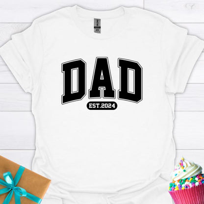 Dad Est 2024 T-shirt