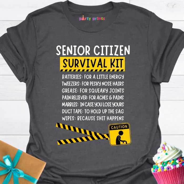 Senior Citizen Survival Kit T-Shirt