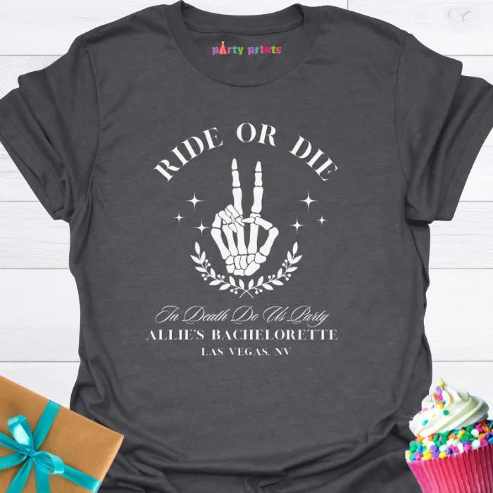 Ride or Die Personalized T-Shirt