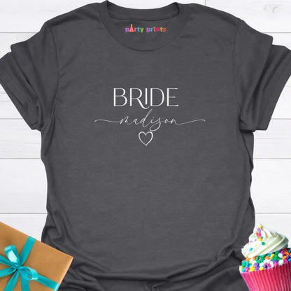 Bride Personalized T-Shirt