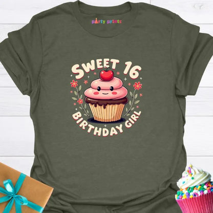 Sweet 16 Birthday Girl T-Shirt