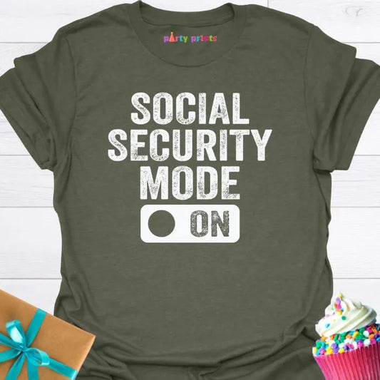 Social Security Mode On T-Shirt