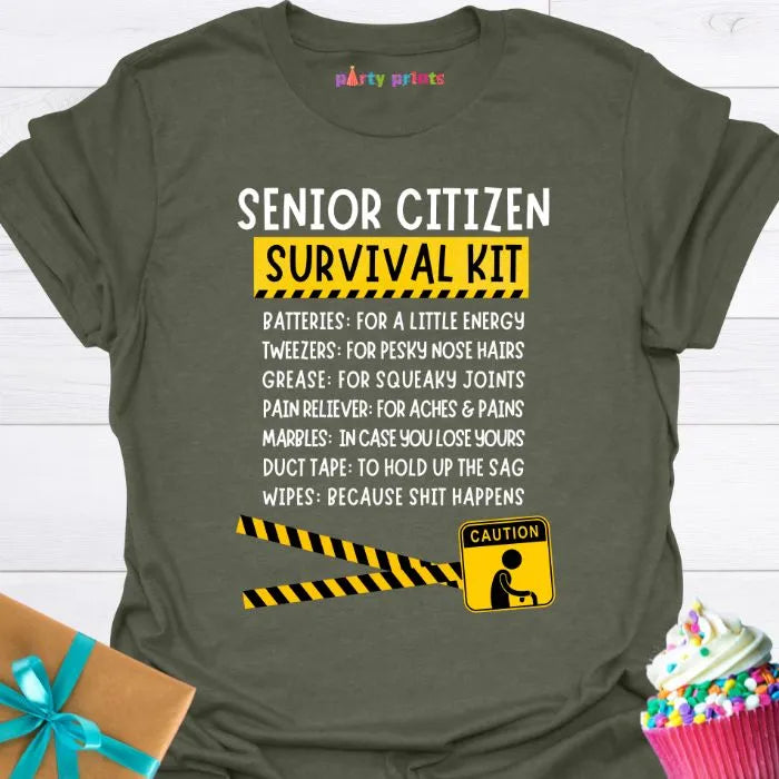 Senior Citizen Survival Kit T-Shirt