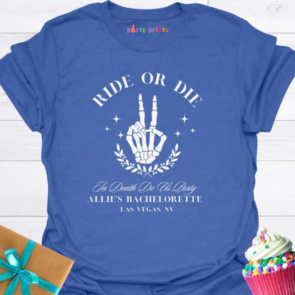 Ride or Die Personalized T-Shirt