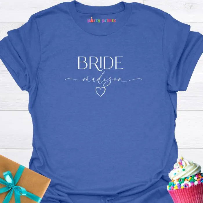 Bride Personalized T-Shirt