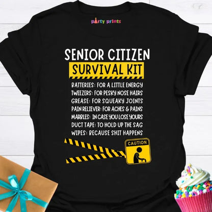 Senior Citizen Survival Kit T-Shirt