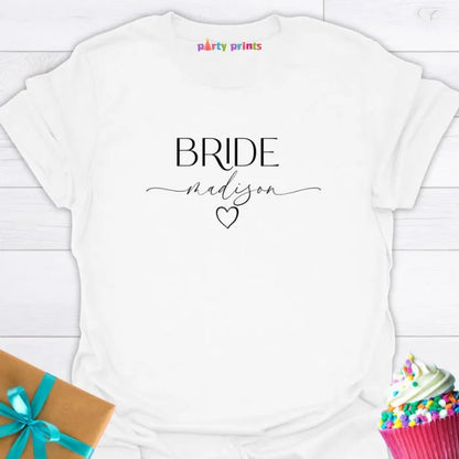 Bride Personalized T-Shirt