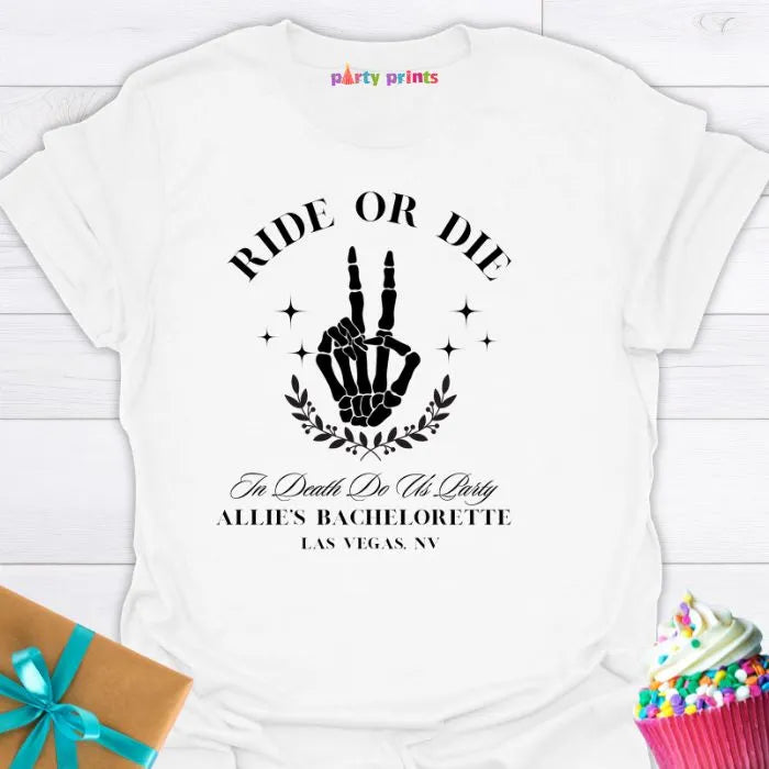 Ride or Die Personalized T-Shirt