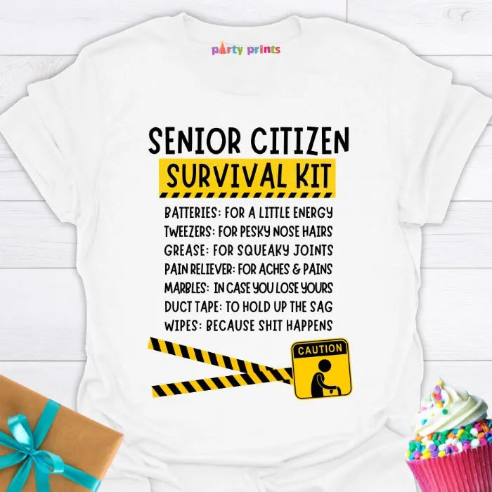 Senior Citizen Survival Kit T-Shirt