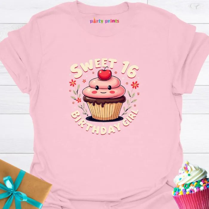 Sweet 16 Birthday Girl T-Shirt