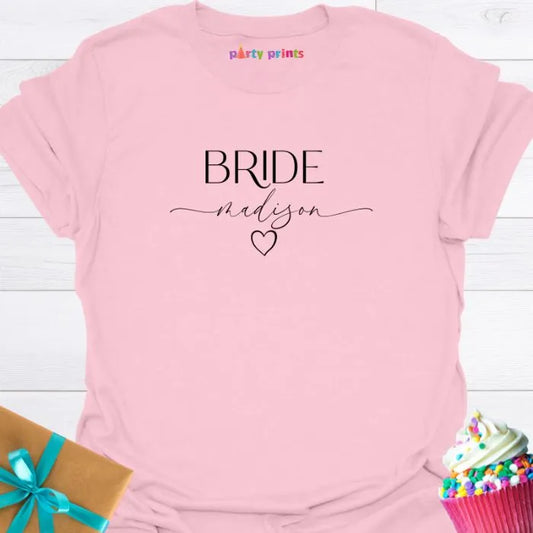 Bride Personalized T-Shirt