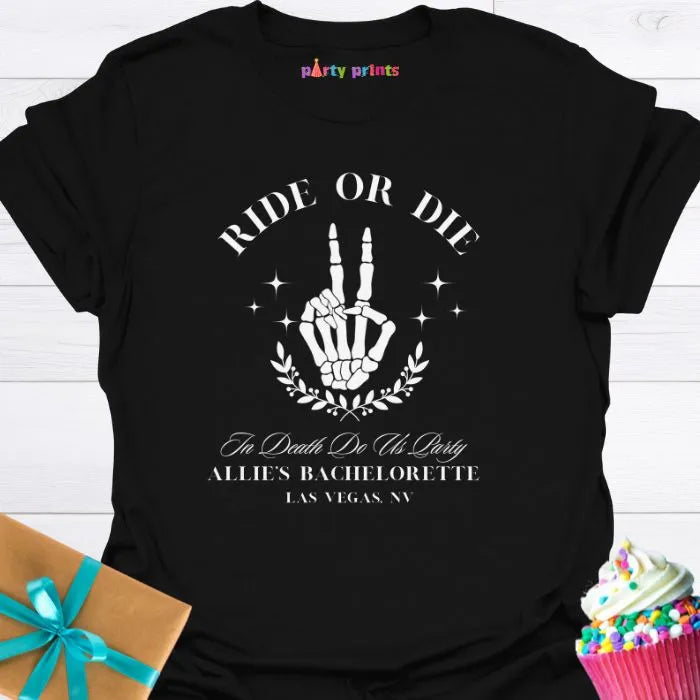 Ride or Die Personalized T-Shirt