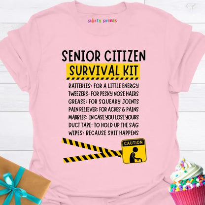 Senior Citizen Survival Kit T-Shirt