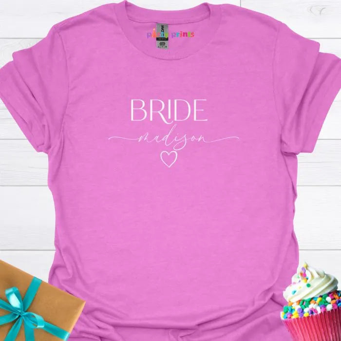 Bride Personalized T-Shirt