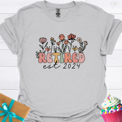 Retired Est 2024 T-shirt